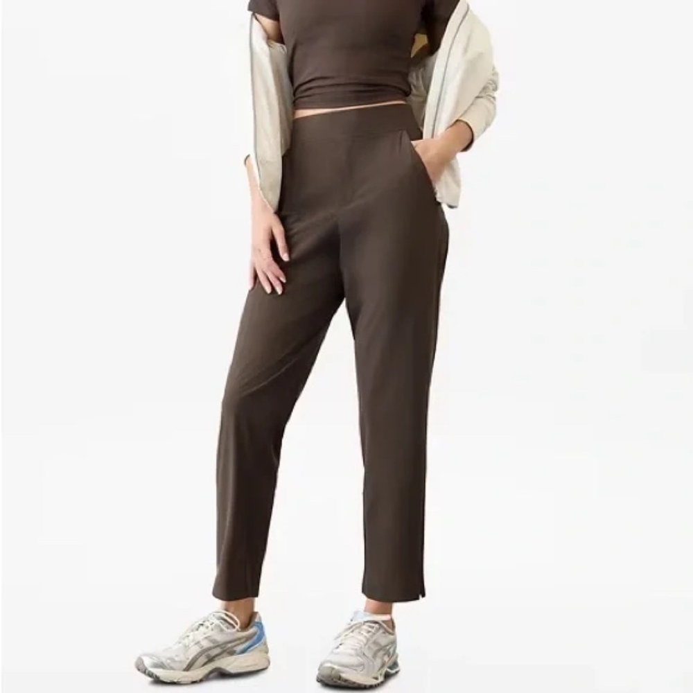 Athleta Brooklyn Ankle Pant, Brown, Size 4